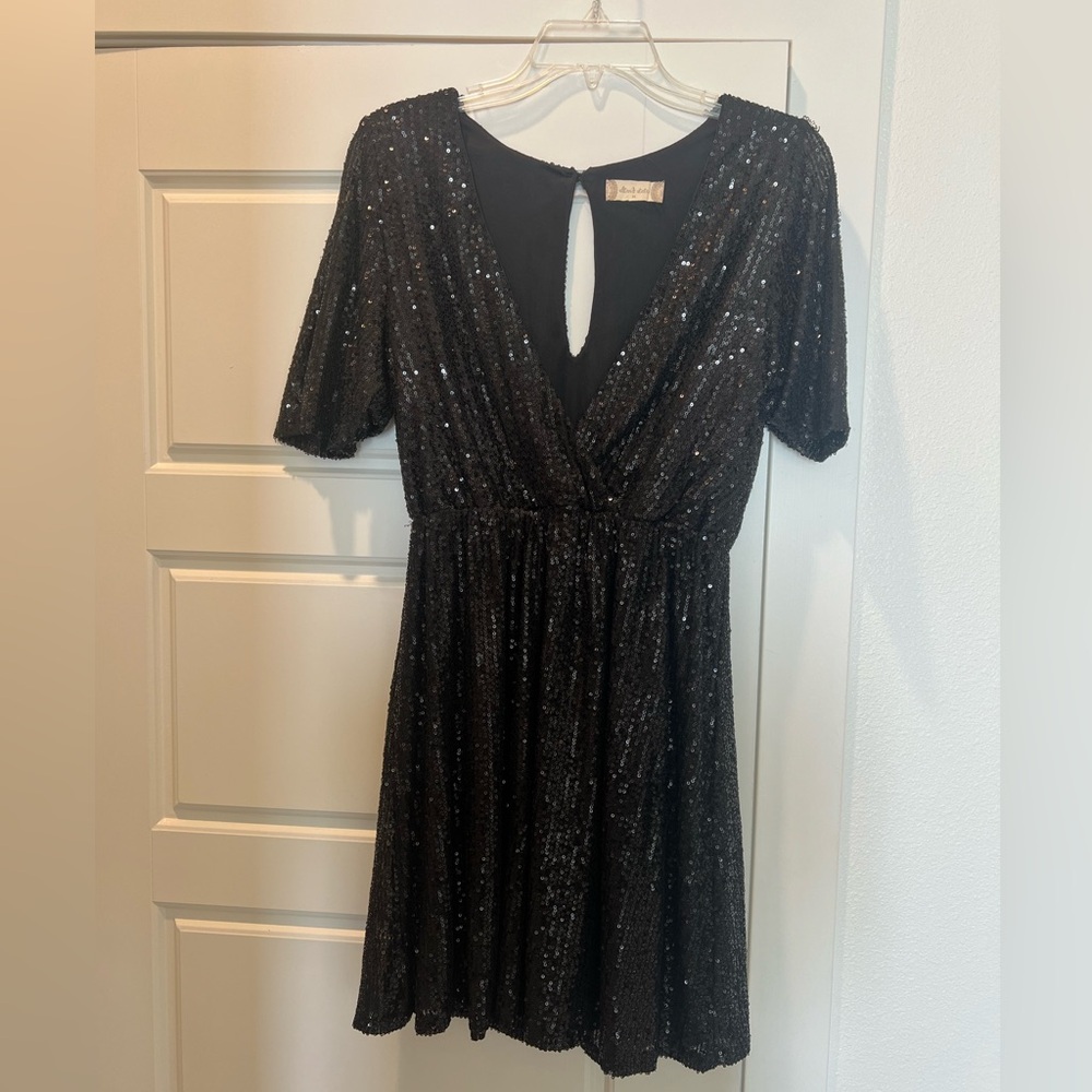 Altar’d state black sequin medium dress